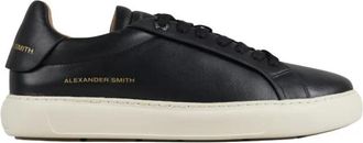 Alexander Smith Soho Uomo van glad zwart leer - Heren - Sneakers - Zwart - 40 EU - Leer - Schoenen