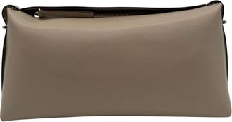 Toteme Riem Croco-Embossed Clutch - Dames - Clutches - Groen - ONE Size - Leer - Tassen