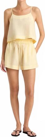 Bondi Born Leiden Universal Shorts In Lemon