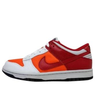 Nike (WMNS) Nike Dunk Low White Varsity Red Orange Blaze 309324-169