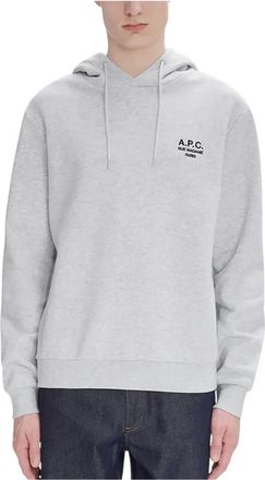 A.P.C. Standard Rue Madame Hoodie - Heren - Hoodies - Grijs - S - Katoen - Hoodies & sweatvesten