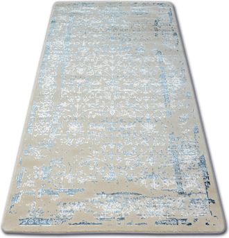 RugsX Rugsx - Alfombra Acr&iacute;lica Manyas 0920 Azul/marfil Blue 80x150 Cm