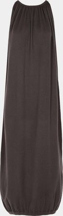 Frenckenberger Drape Cotton and Cashmere Long Dress Size: M