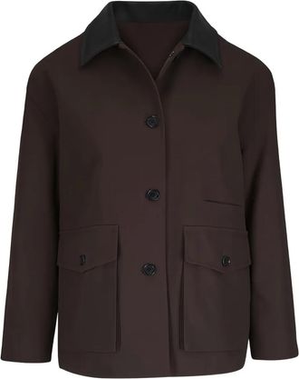 Nili Lotan Giacca Temperance con tasche - Marrone