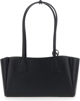 Hidesins Womens Shoulder Bag Black Leather