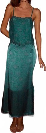Natalie Martin Anita Loose Fit Straight Pencil Skirt In Heritage Floral Opal