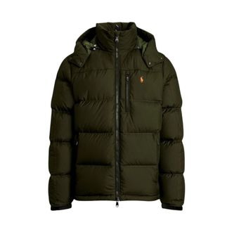Polo Ralph Lauren Ripstop Down Hooded Jacket - Heren - Winterjassen - Groen - XL - Polyester - Jassen