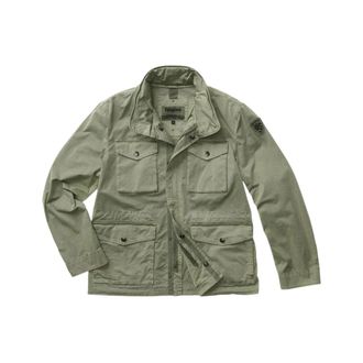Blauer Light Jackets, male, Green, Size: S Ashmont Dyed Jacket
