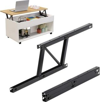 OEM 1 Par De Bisagras Para Mesa De Centro, Mecanismo De Elevaci&oacute;n Plegable, Bisagras De Resorte, Presi&oacute;n De Aire, Bisagras Multifunci&oacute;n, Bisagras