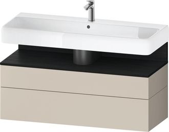 Duravit Duravit Qatego Mueble Bajo Lavabo, 1 Extra&iacute;ble Y 1 Caj&oacute;n