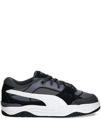 Puma suede-panel sneakers - unisex - Mesh/Fabric/Mesh/Rubber - 8.5 - Black