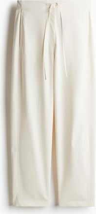 H&M Kn&ouml;chellange Hose mit Barrel-Bein - Beige