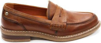 Pikolinos Womens Aldaya W8J Leather Loafers In Cuero