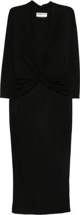 La Petite Robe Di Chiara Boni Twist-detail Midi Dress