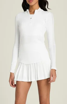 Wilson Pro Seamless Half-Zip Pullover in Bright White at Nordstrom, Size X-Small