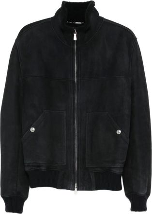 Eleventy Bomberjack met rits - Blauw