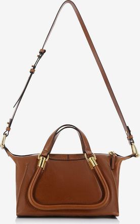 Chloé Hand- und Schultertasche aus glänzendem Leder Paraty 24 Small