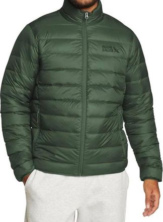 Eddie Bauer Cirruslite Down Full Zip Puffer Jacket In Dark Green