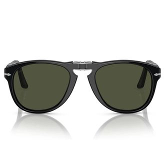 Persol Sunglasses Po0714 95/31 Folding Black/Green Unisex