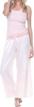 Pj Harlow Jolie Capri Pants In Blush