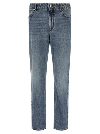 Department Five Light Blue Mid Rise Jeans