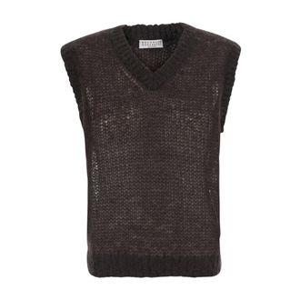 Brunello Cucinelli Mujer, Jerseys, Marr&oacute;n, Talla: S