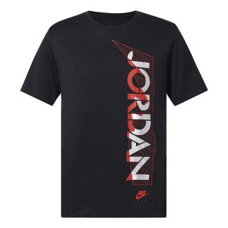 Nike Jordan Air Jordan Brand Ss Tee Black Reflective Logo Printing Short Sleeve CU1684-010