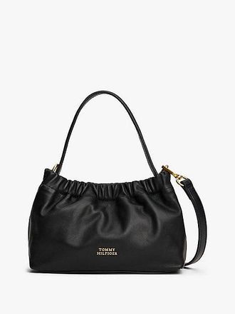 Tommy Hilfiger Soft Leather Logo Plaque Crossbody Bag