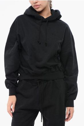 Yohji Yamamoto ADIDAS Solid Color Hoodie With Ton On Ton Monogram size Xs