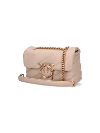 Pinko Womens Bags Beige Leather