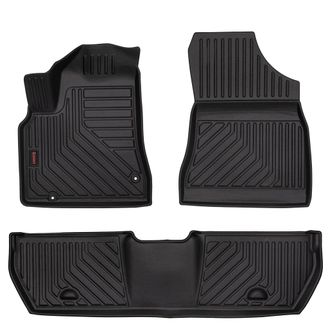 OEM Alfombrillas De Goma 3d Para: Citroen Berlingo Ii (kombivan, Multispace, 5 Plazas, 2008-2018) - Llanta 5cm
