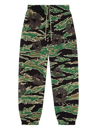 Denim Tears Wreath track pants - men - Cotton - M - Green