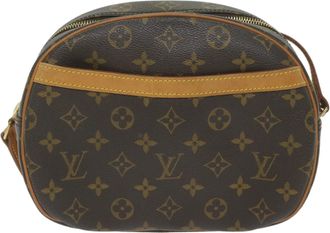 Louis Vuitton Blois Handbag Monogram Canvas Brown Canvas Bag (Pre-Owned)