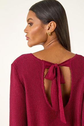 Roman Tie Back Knit Jumper