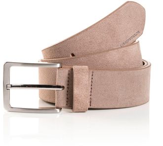 Tom Tailor Synthetikg&uuml;rtel TOM TAILOR, Herren, Gr. 11,5, grau (taupe), Rindsleder, G&uuml;rtel Synthetikg&uuml;rtel, Veloursg&uuml;rtel, Freizeit- und Anzugsg&uuml;rtel, bis Gr. 120