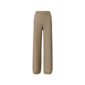 Fabiana Filippi Sweatpants, female, Green, XS, Relaxed Fit Knit Trousers