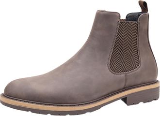 Generic Chelsea Boots Men Lightweight Dress Boots Classic Slip on Shoes Casual Boot for Men,Dark Brown,10.5 UK