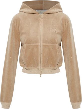 Alexander Wang Felpa con decorazione e cappuccio - Toni neutri