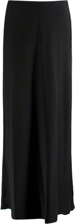SIMKHAI Black Satin Midi Skirt Size XS