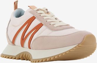 Moncler Niedrige Sneakers aus Wildleder und Nylon Pacey