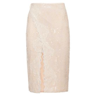 Miss Bikini Midi Skirts, female, Beige, Size: XS Sequin Midi Skirt