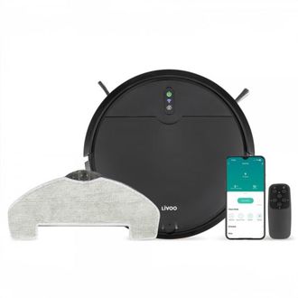 Livoo Robot Aspirador Y Fregona Conectados - Doh145 - Livoo