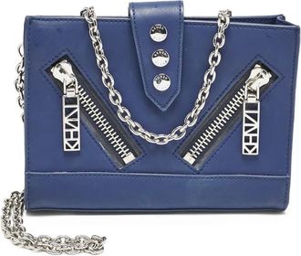 Kenzo Kalifornia tas met kettingband - Blauw