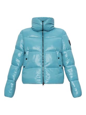 Save The Duck Mod. Isla high-neck quilted jacket - women - Nylon - 4 - Blue