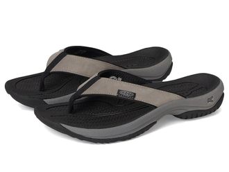 Keen Kona Flip TG Mens Shoes Steel Grey/Black : 11 D - Medium, Leather/Synthetic