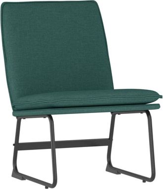 vidaXL Sill&oacute;n De Relax Tela Verde Oscuro 52x75x76 Cm Vidaxl
