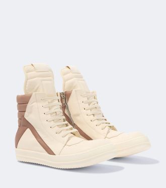 Rick Owens Zapatillas Geobasket de piel