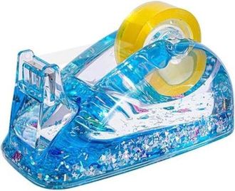 OEM Dispensador De Cinta Adhesiva, Soporte Para Rollo De Cinta, Organizaci&oacute;n De Oficina, Antideslizante, 14,2 &times; 5,2 &times; 5,4 Cm, Azul
