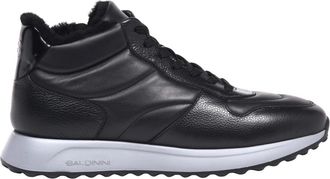 Baldinini Sneaker in pelle martellata - - Shoes - Uomo - Nero - 41 EU