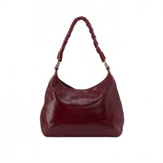 Hobo Womens Madison Shoulder Bag In Garnet Gloss